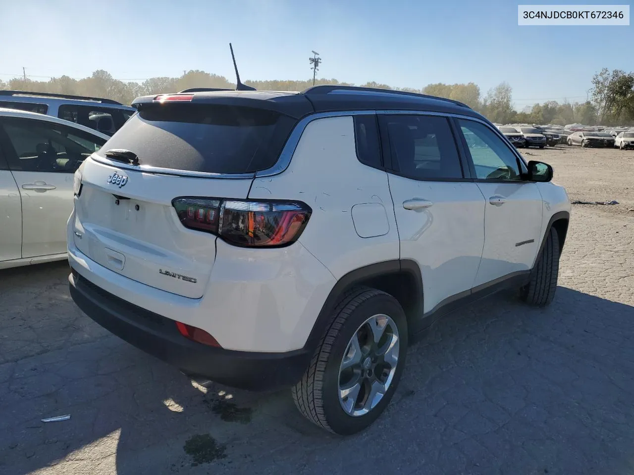 2019 Jeep Compass Limited VIN: 3C4NJDCB0KT672346 Lot: 76376324