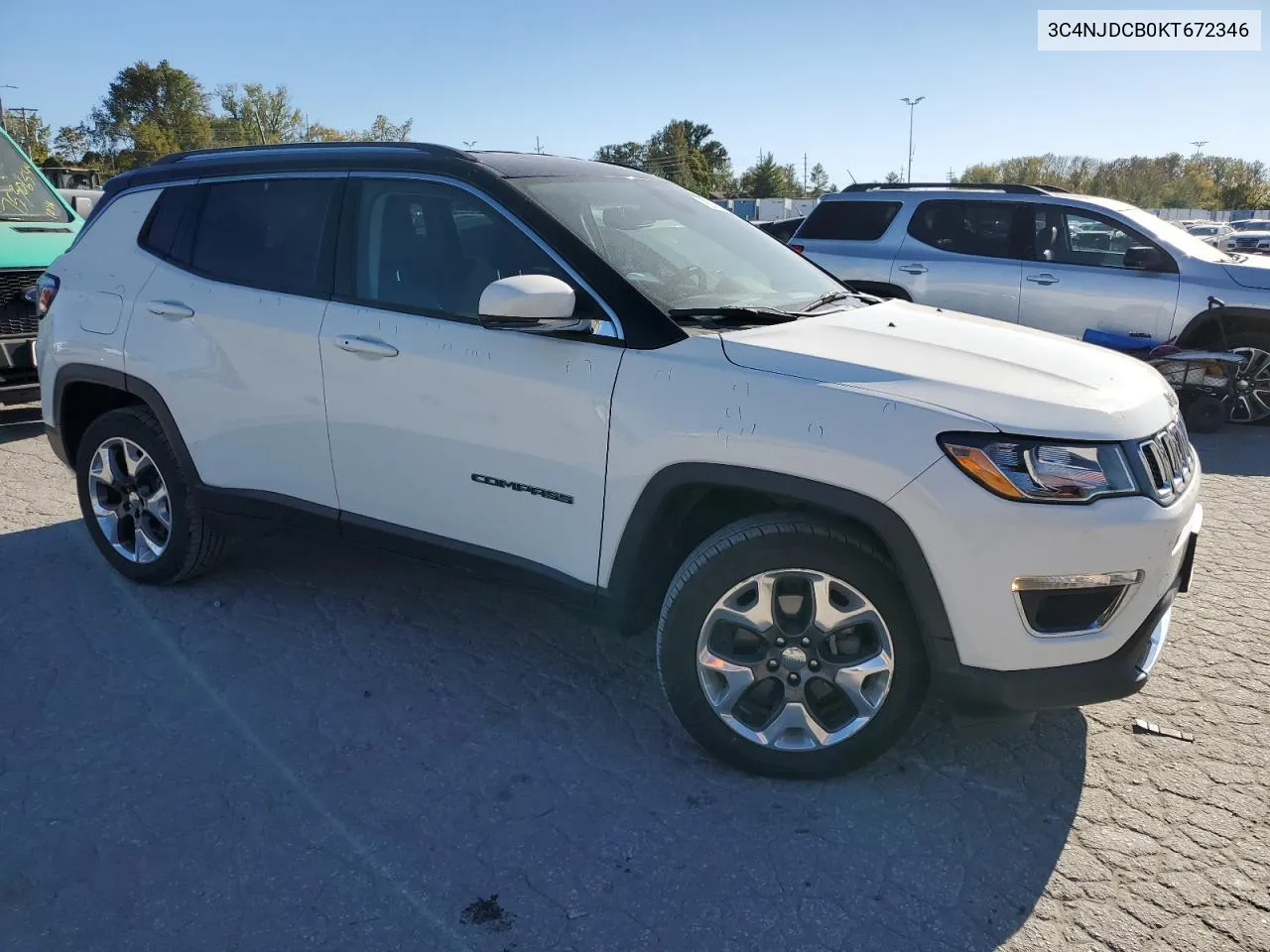 2019 Jeep Compass Limited VIN: 3C4NJDCB0KT672346 Lot: 76376324