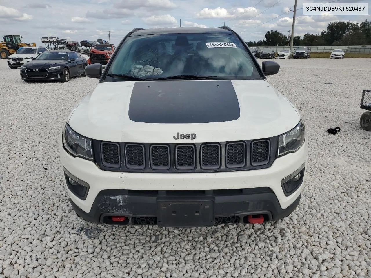 2019 Jeep Compass Trailhawk VIN: 3C4NJDDB9KT620437 Lot: 76555334