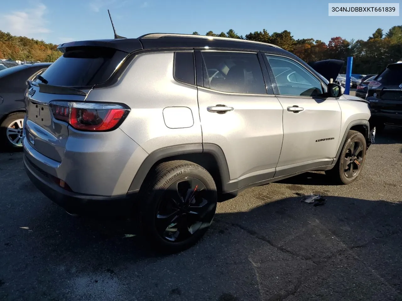 2019 Jeep Compass Latitude VIN: 3C4NJDBBXKT661839 Lot: 77014874