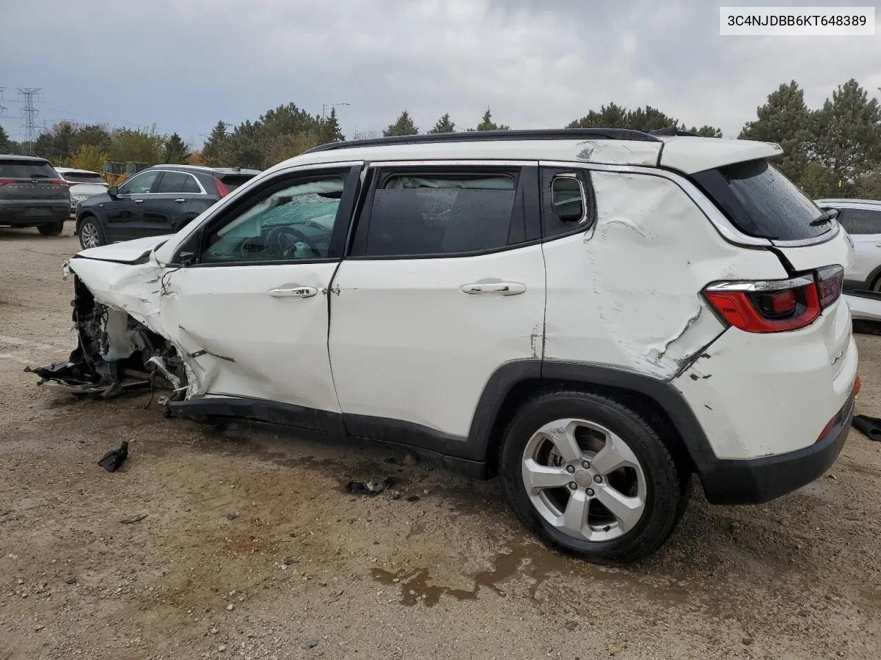 2019 Jeep Compass Latitude VIN: 3C4NJDBB6KT648389 Lot: 77251864