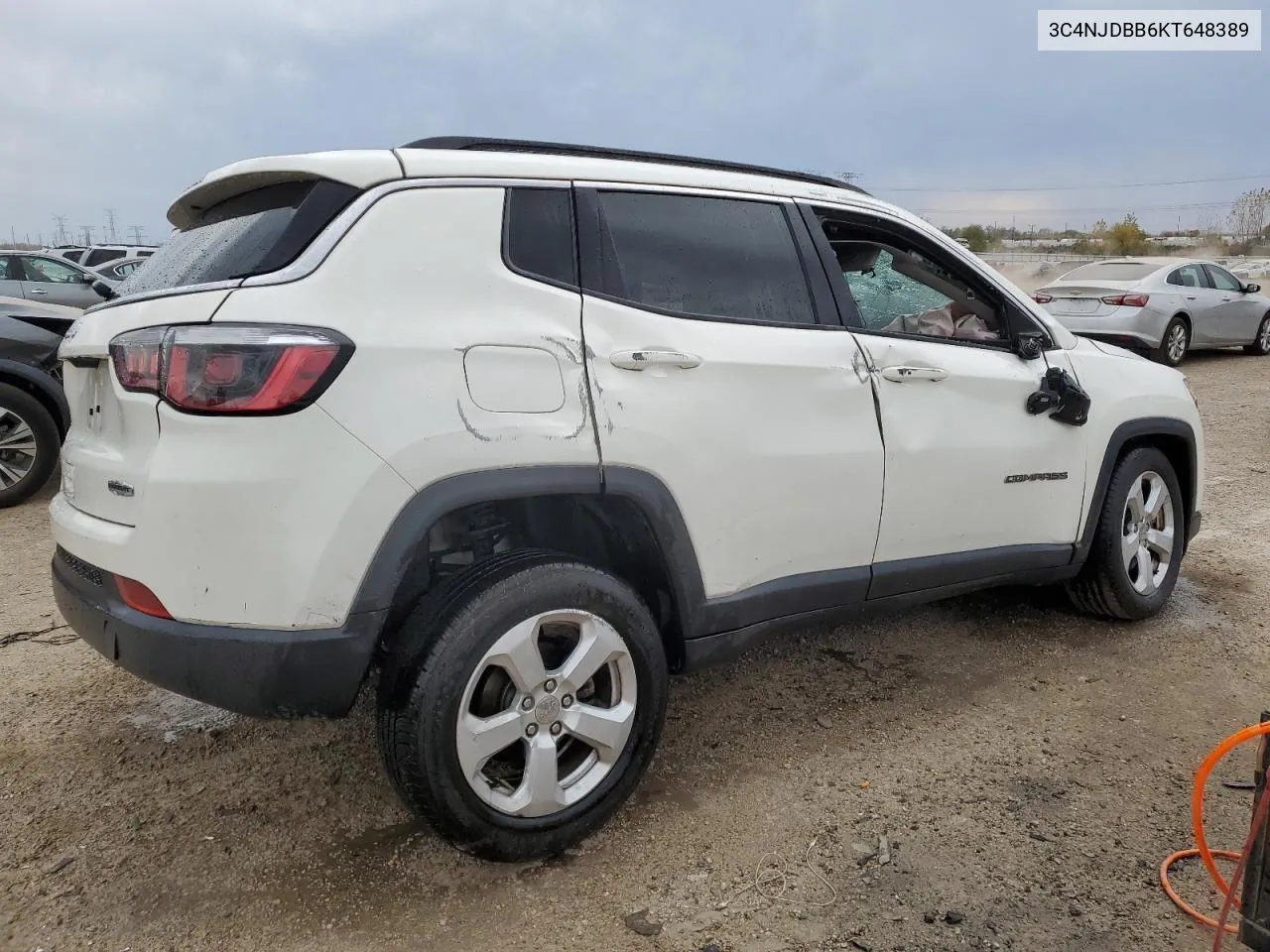 2019 Jeep Compass Latitude VIN: 3C4NJDBB6KT648389 Lot: 77251864