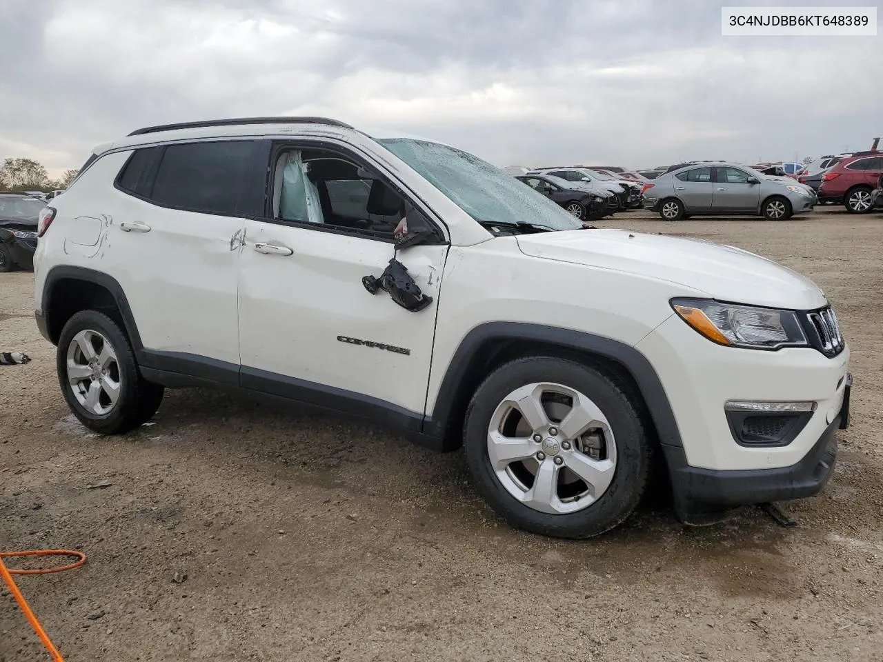 2019 Jeep Compass Latitude VIN: 3C4NJDBB6KT648389 Lot: 77251864