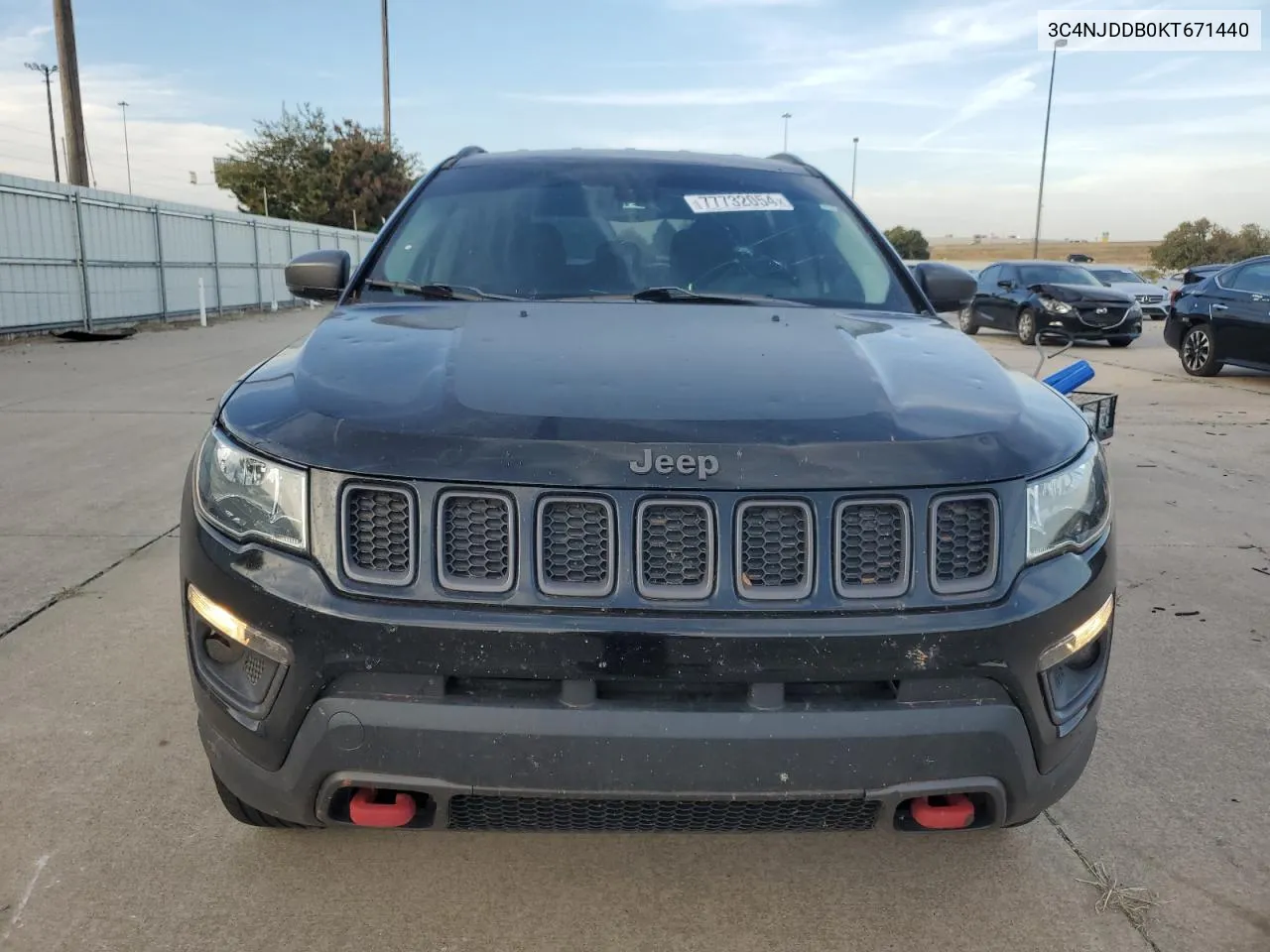 2019 Jeep Compass Trailhawk VIN: 3C4NJDDB0KT671440 Lot: 77732054