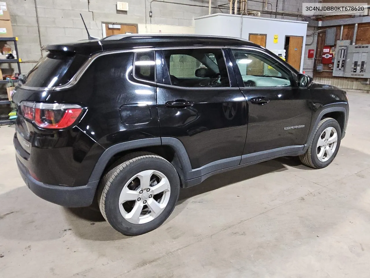 2019 Jeep Compass Latitude VIN: 3C4NJDBB0KT678620 Lot: 77855694