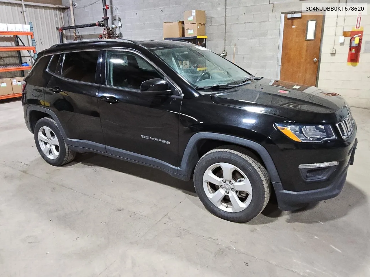 2019 Jeep Compass Latitude VIN: 3C4NJDBB0KT678620 Lot: 77855694