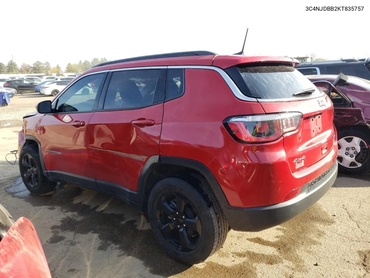 2019 Jeep Compass Latitude VIN: 3C4NJDBB2KT835757 Lot: 78192394