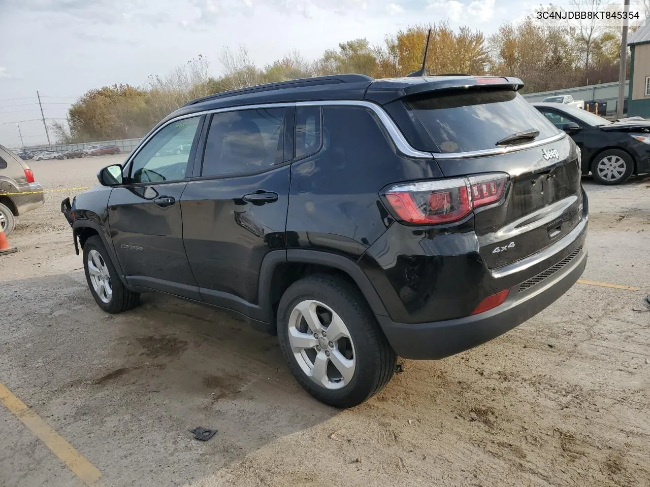 2019 Jeep Compass Latitude VIN: 3C4NJDBB8KT845354 Lot: 78408434