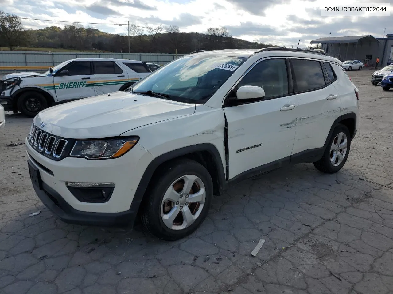 2019 Jeep Compass Latitude VIN: 3C4NJCBB6KT802044 Lot: 79113054