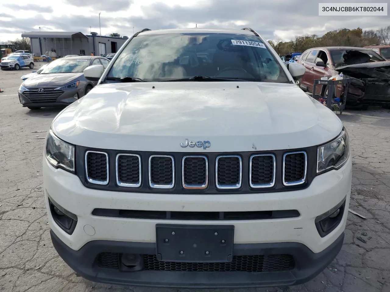 2019 Jeep Compass Latitude VIN: 3C4NJCBB6KT802044 Lot: 79113054