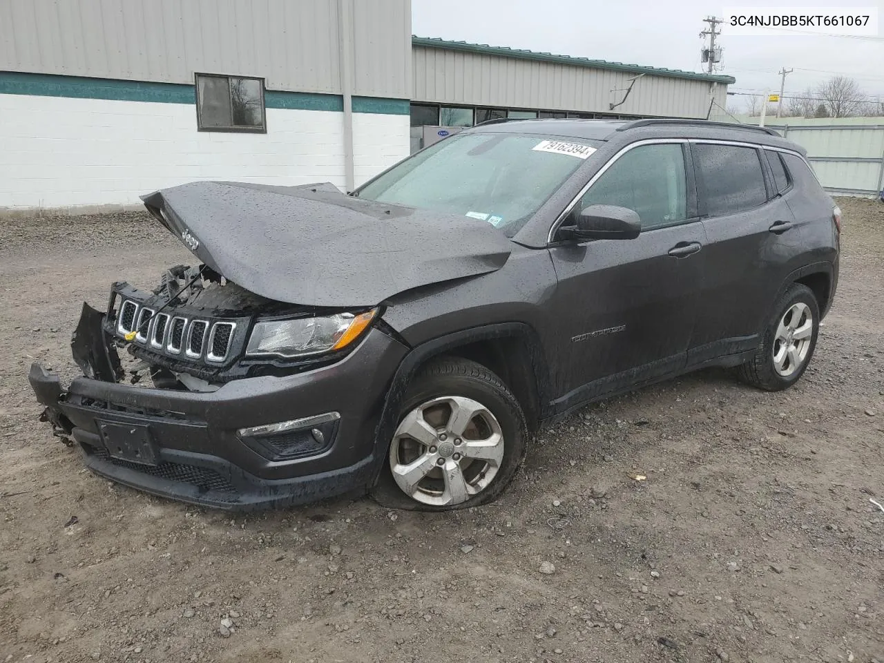 2019 Jeep Compass Latitude VIN: 3C4NJDBB5KT661067 Lot: 79162394