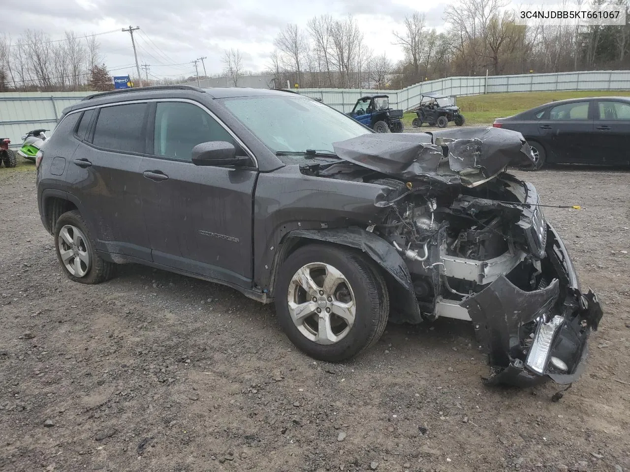 2019 Jeep Compass Latitude VIN: 3C4NJDBB5KT661067 Lot: 79162394