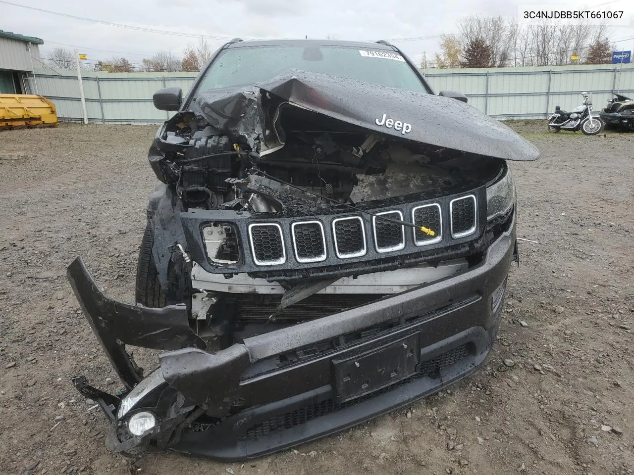 2019 Jeep Compass Latitude VIN: 3C4NJDBB5KT661067 Lot: 79162394