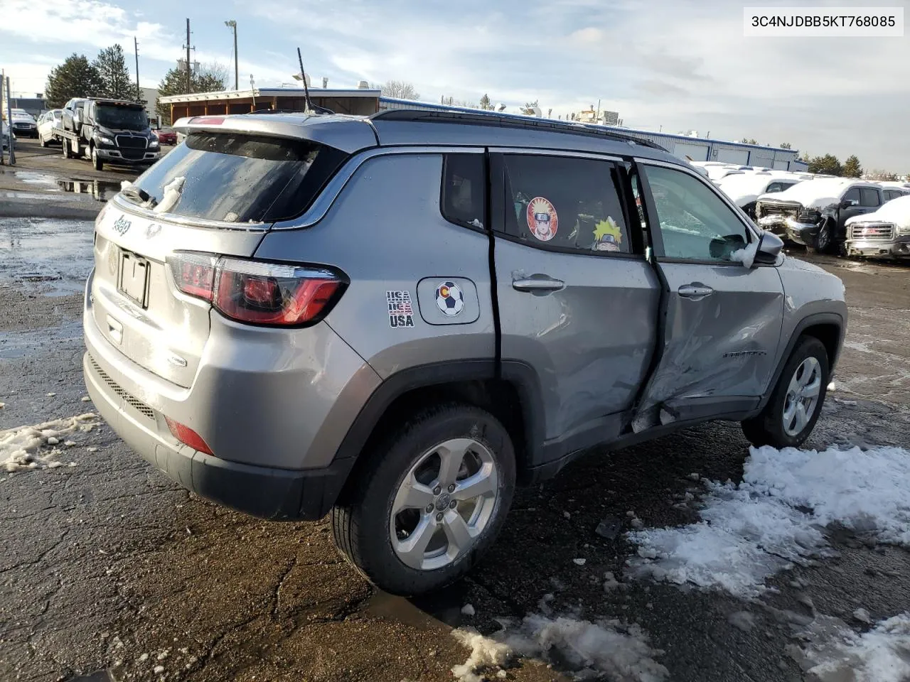 2019 Jeep Compass Latitude VIN: 3C4NJDBB5KT768085 Lot: 79303314