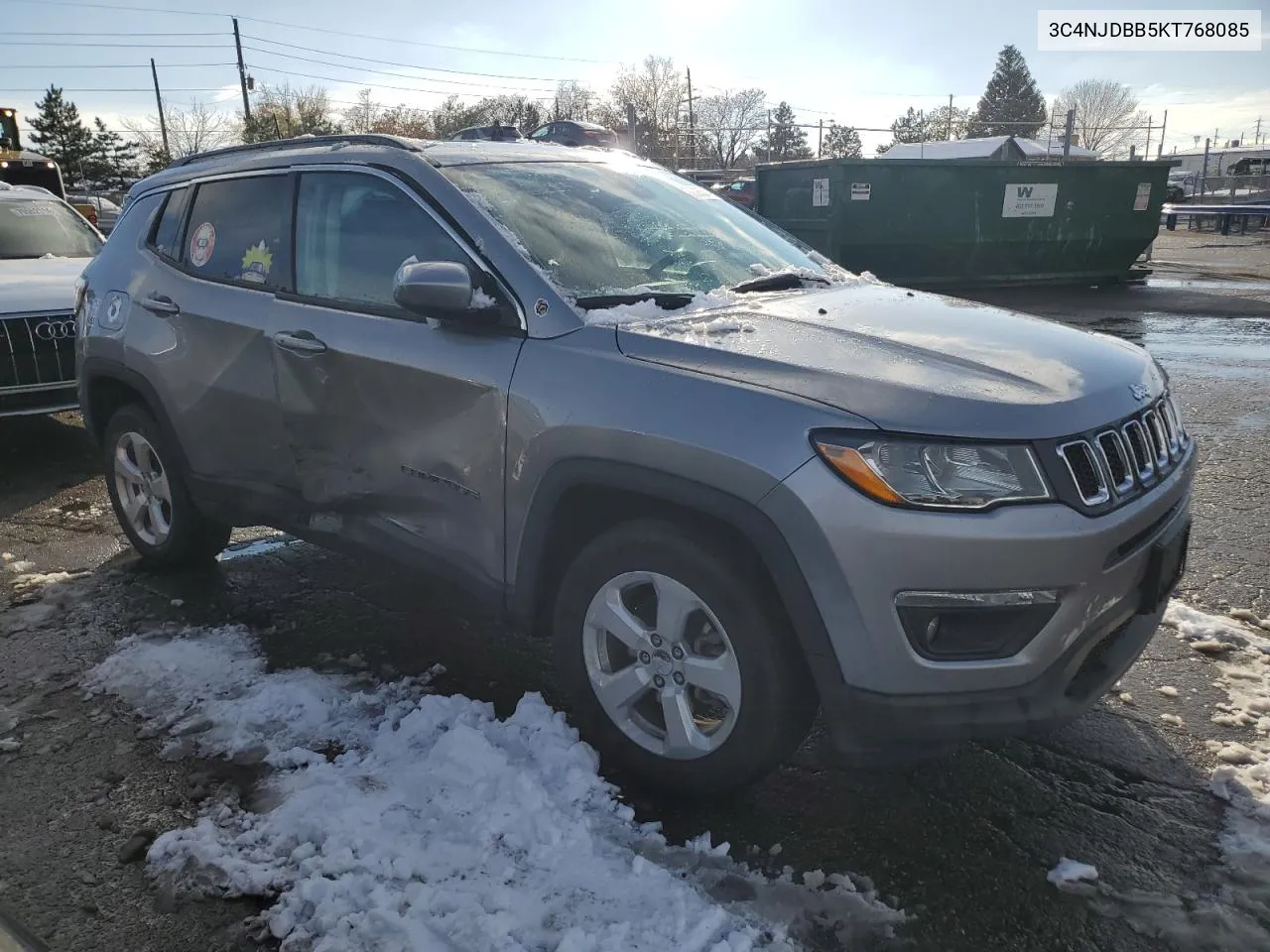 2019 Jeep Compass Latitude VIN: 3C4NJDBB5KT768085 Lot: 79303314