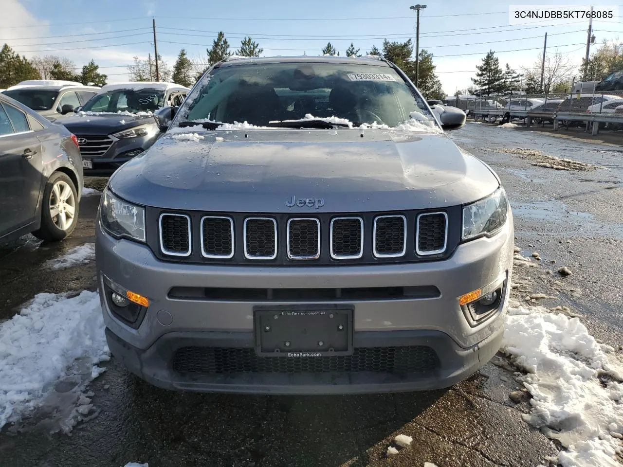 2019 Jeep Compass Latitude VIN: 3C4NJDBB5KT768085 Lot: 79303314