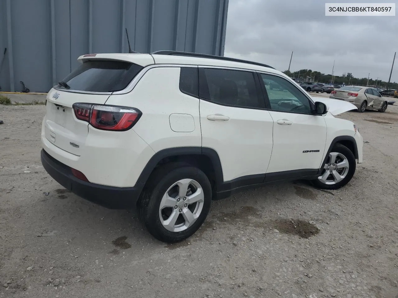 2019 Jeep Compass Latitude VIN: 3C4NJCBB6KT840597 Lot: 79409874