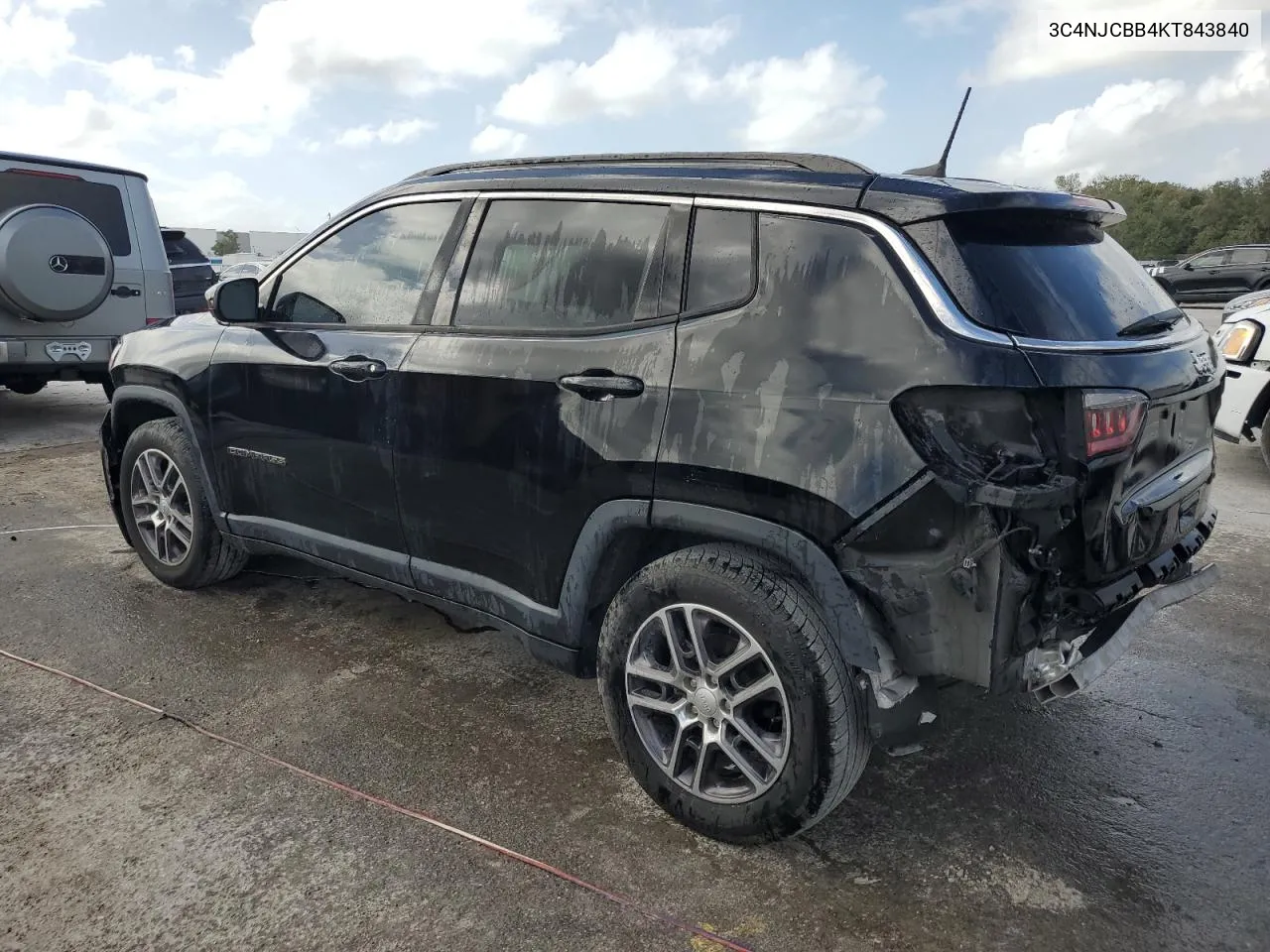 2019 Jeep Compass Latitude VIN: 3C4NJCBB4KT843840 Lot: 79455404