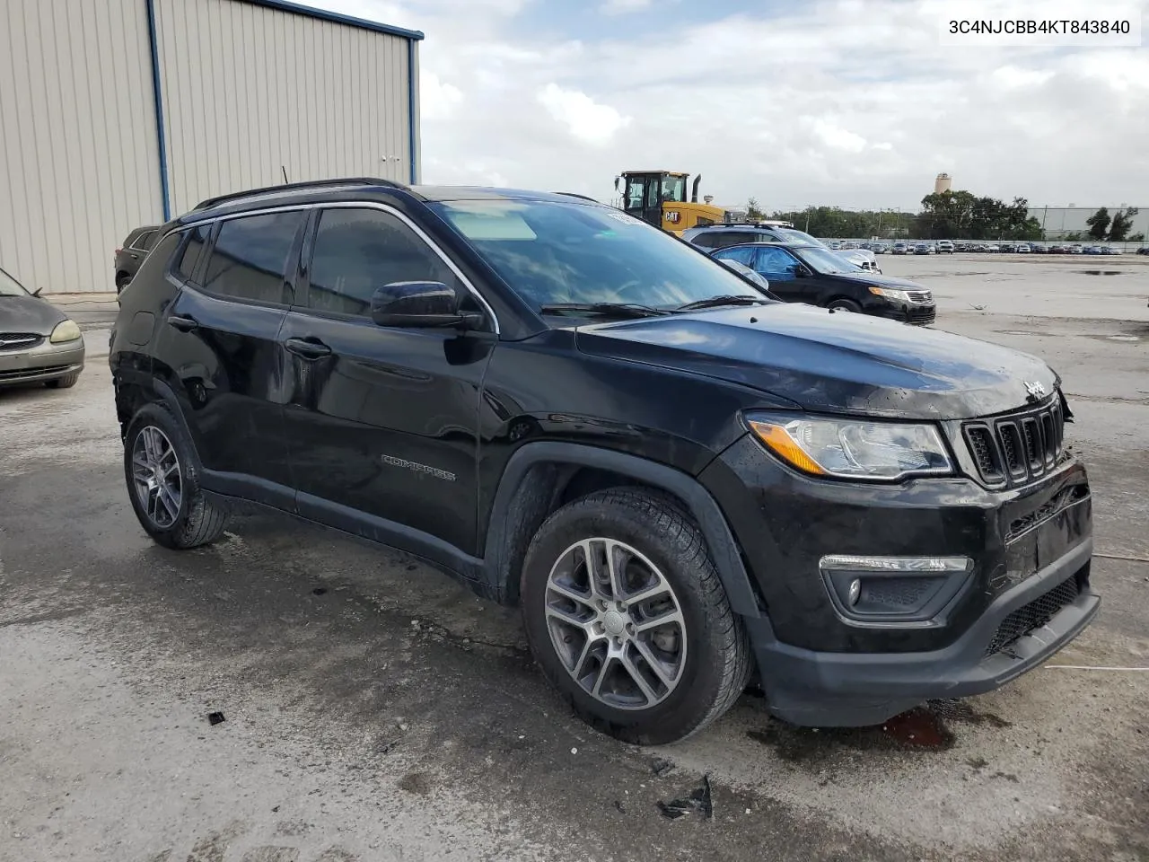 2019 Jeep Compass Latitude VIN: 3C4NJCBB4KT843840 Lot: 79455404