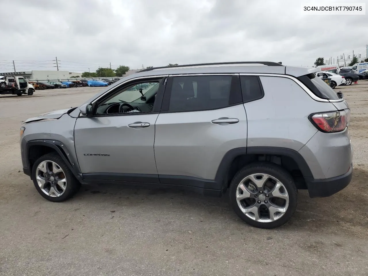 2019 Jeep Compass Limited VIN: 3C4NJDCB1KT790745 Lot: 79537334