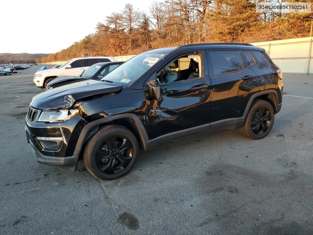 2019 Jeep Compass Latitude VIN: 3C4NJDBB3KT602261 Lot: 79541494