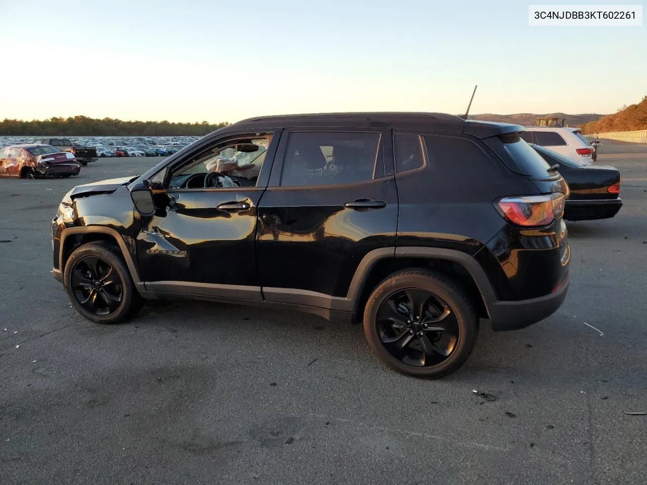 2019 Jeep Compass Latitude VIN: 3C4NJDBB3KT602261 Lot: 79541494