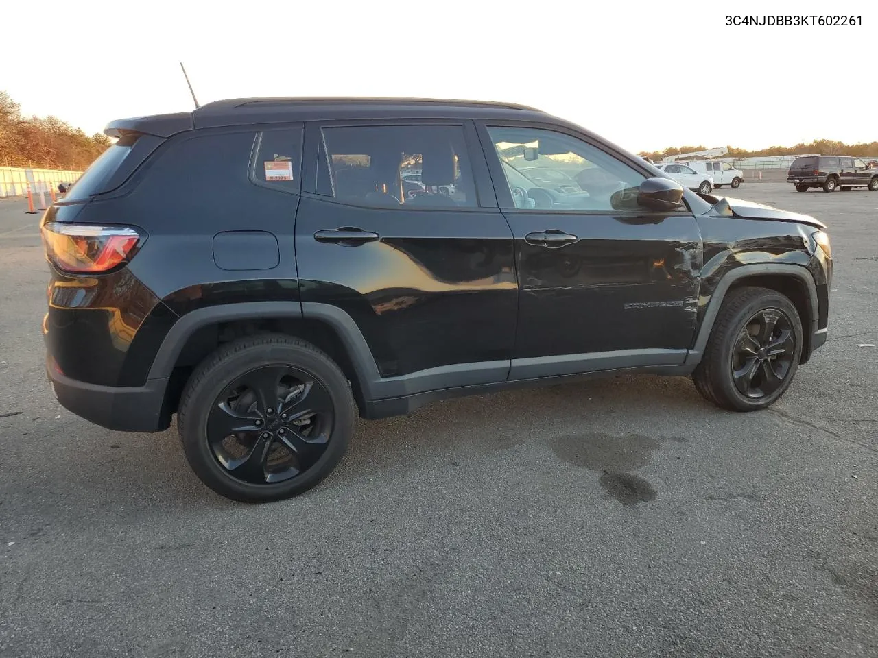 2019 Jeep Compass Latitude VIN: 3C4NJDBB3KT602261 Lot: 79541494