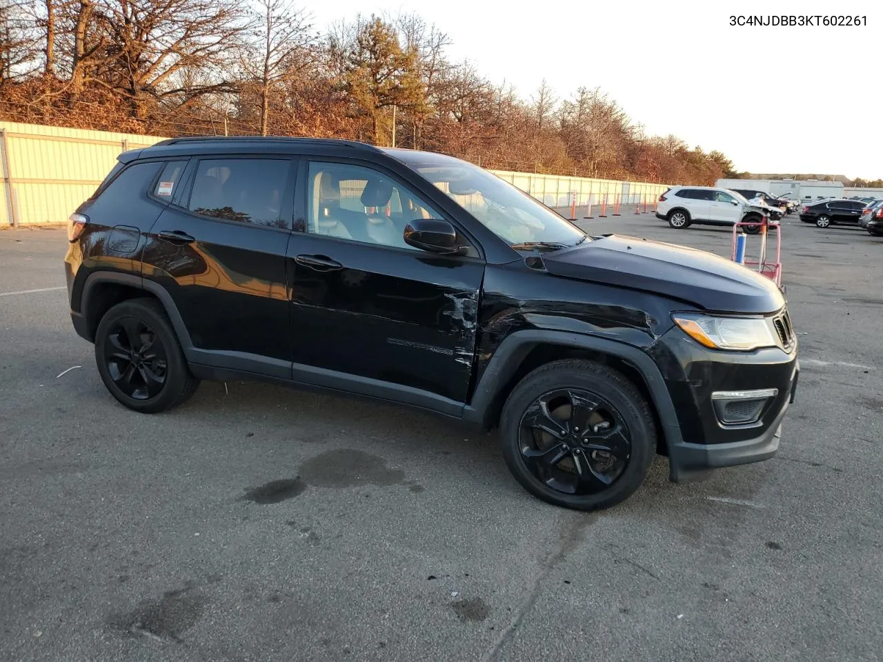 2019 Jeep Compass Latitude VIN: 3C4NJDBB3KT602261 Lot: 79541494