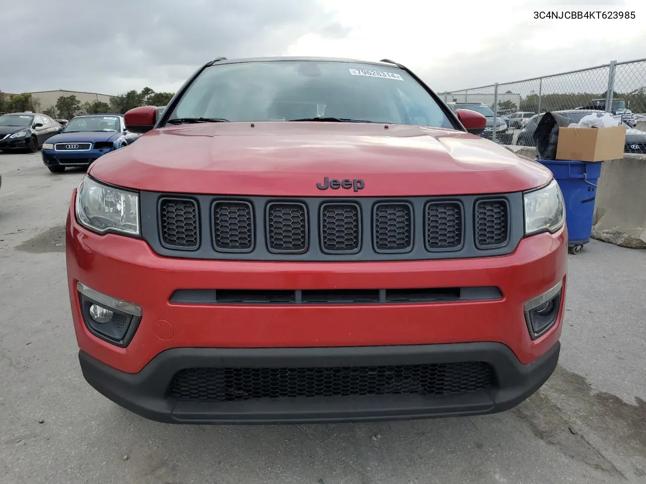 2019 Jeep Compass Latitude VIN: 3C4NJCBB4KT623985 Lot: 79628314