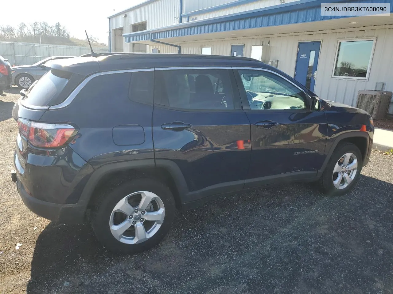 2019 Jeep Compass Latitude VIN: 3C4NJDBB3KT600090 Lot: 79781284