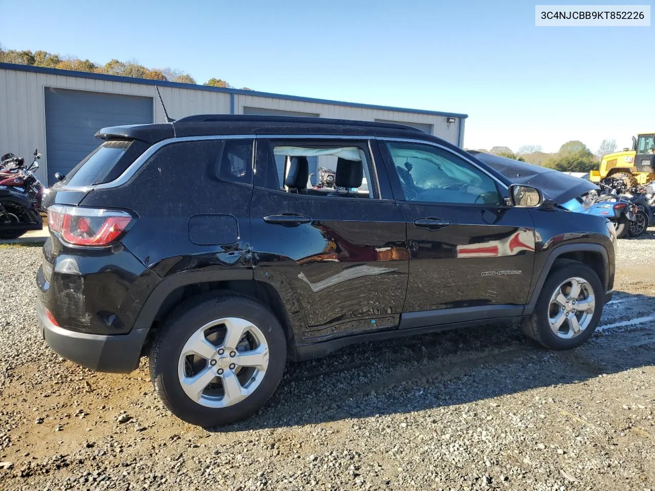 2019 Jeep Compass Latitude VIN: 3C4NJCBB9KT852226 Lot: 79924954