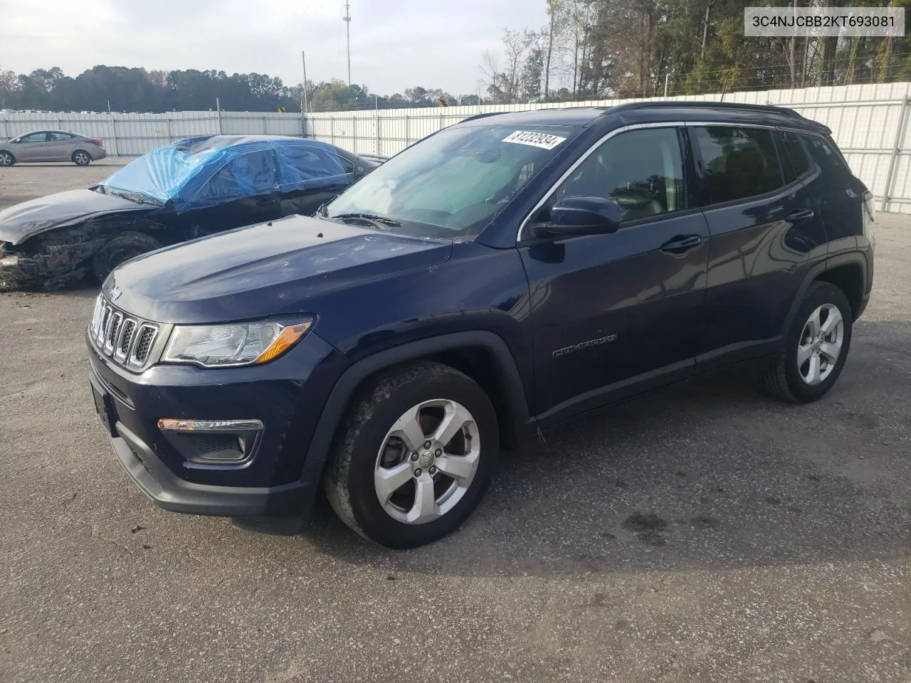 2019 Jeep Compass Latitude VIN: 3C4NJCBB2KT693081 Lot: 81232934