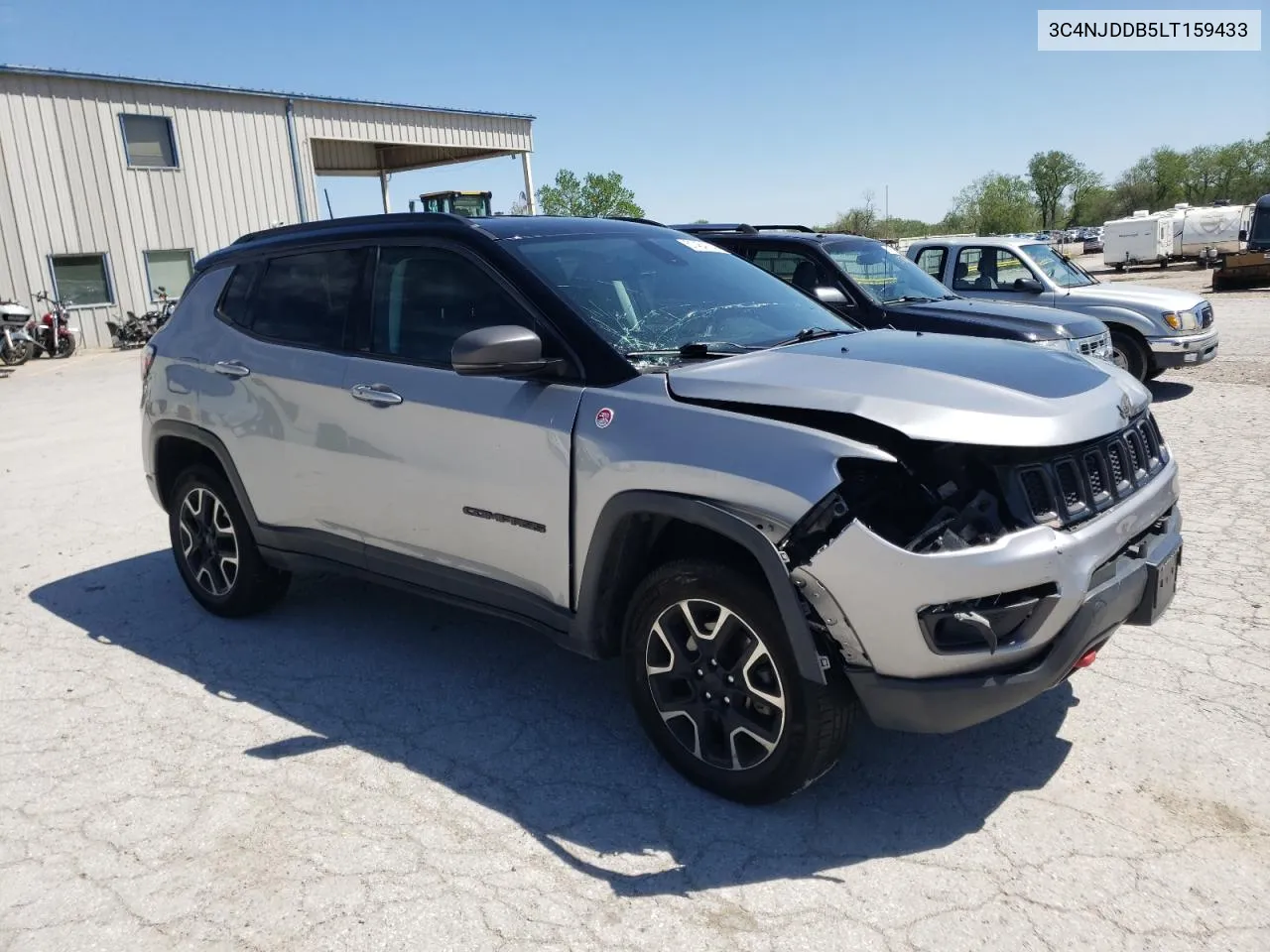 2020 Jeep Compass Trailhawk VIN: 3C4NJDDB5LT159433 Lot: 51484124