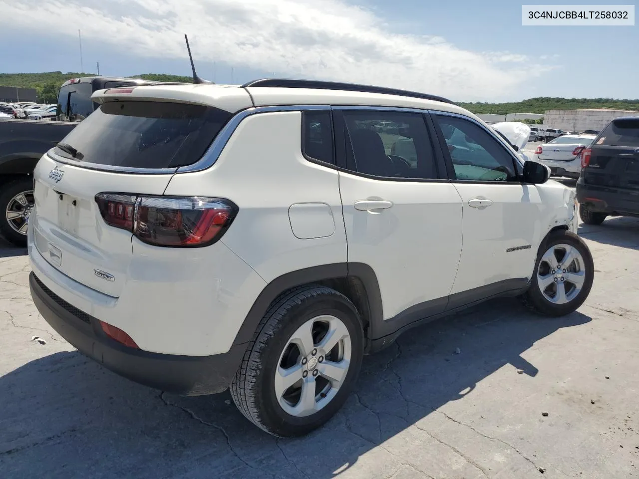 2020 Jeep Compass Latitude VIN: 3C4NJCBB4LT258032 Lot: 54448664