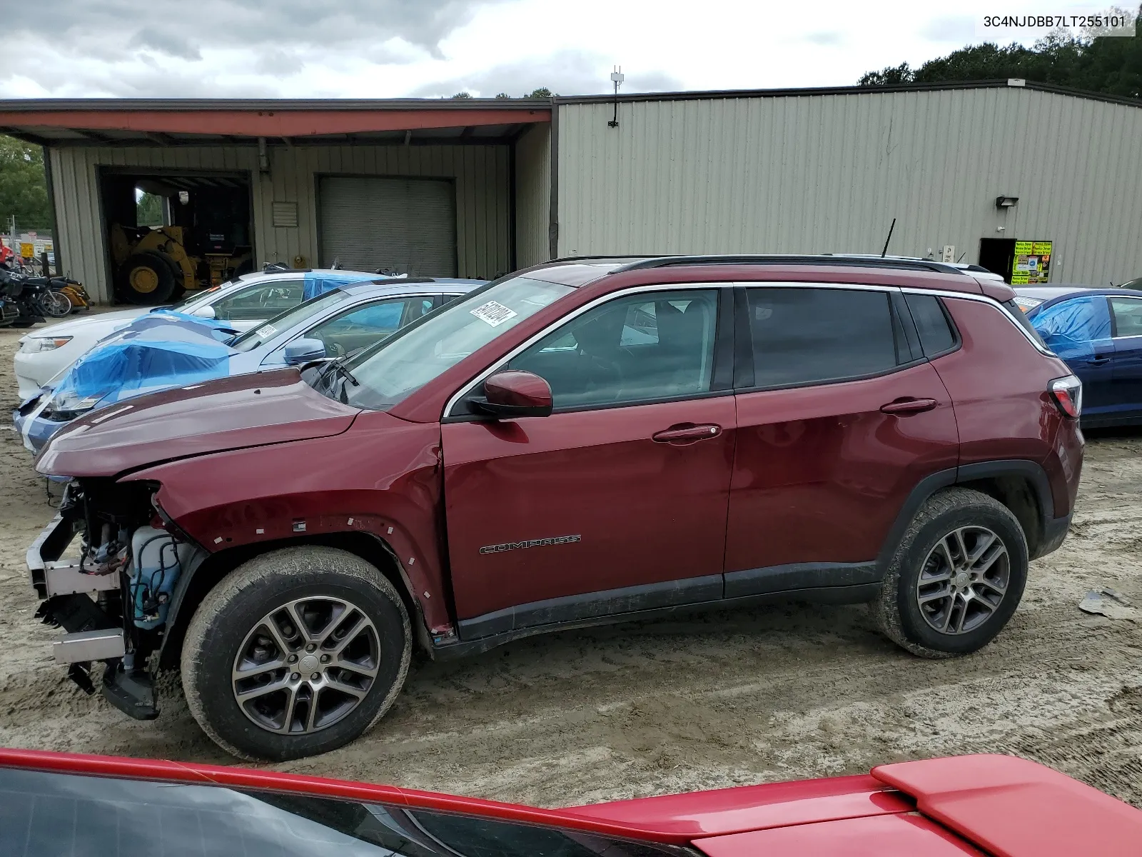 2020 Jeep Compass Latitude VIN: 3C4NJDBB7LT255101 Lot: 54701204