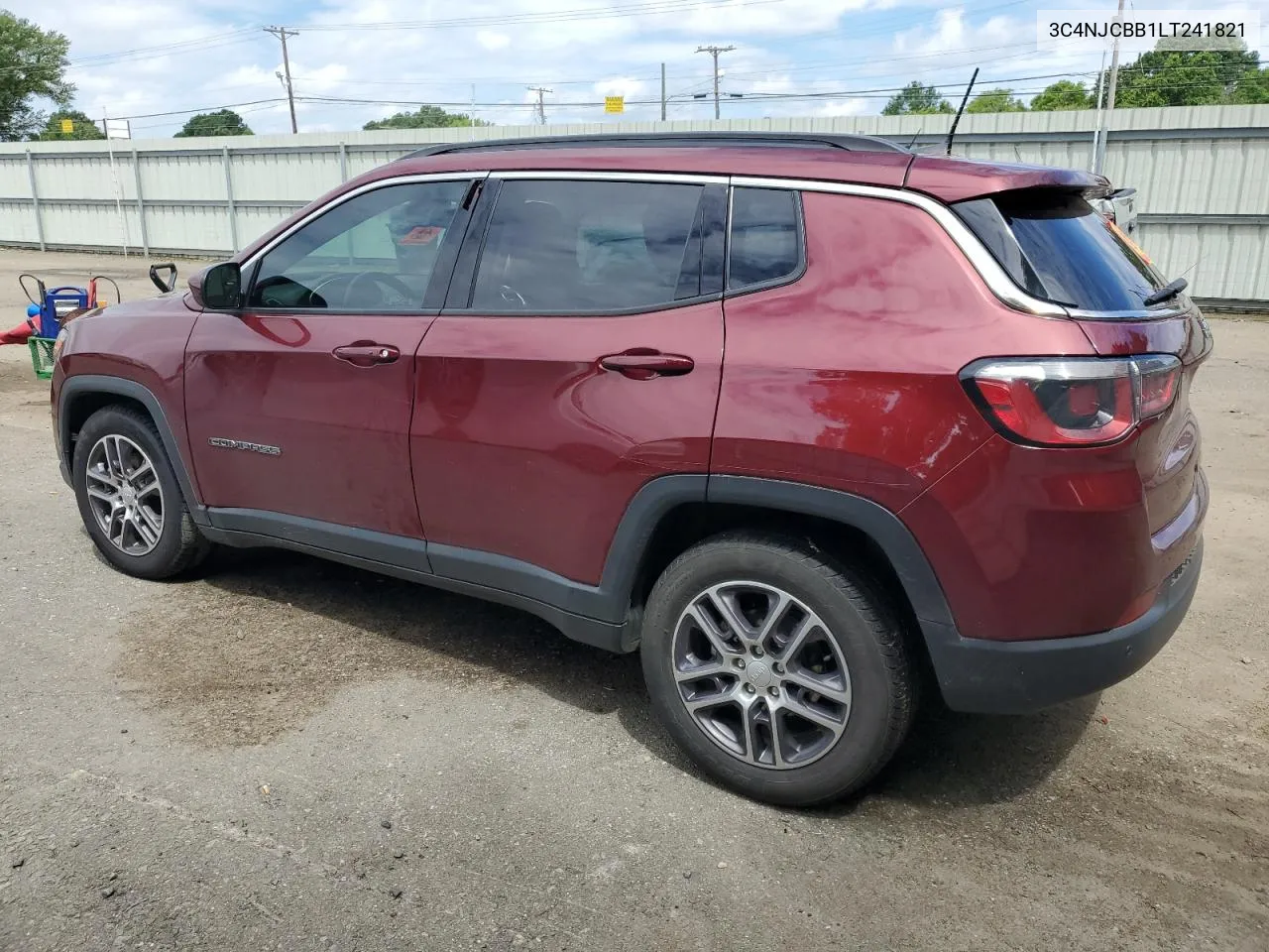 2020 Jeep Compass Latitude VIN: 3C4NJCBB1LT241821 Lot: 56723504