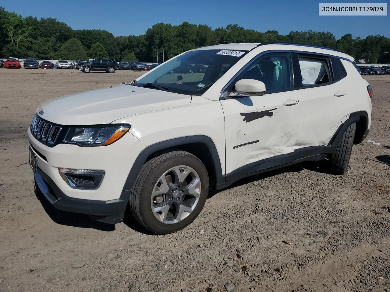 2020 Jeep Compass Limited VIN: 3C4NJCCB8LT179879 Lot: 58763614