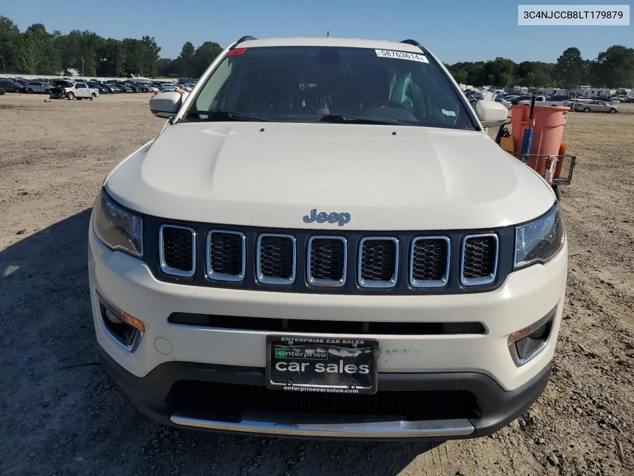 2020 Jeep Compass Limited VIN: 3C4NJCCB8LT179879 Lot: 58763614