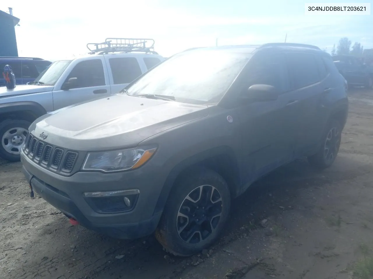 2020 Jeep Compass Trailhawk VIN: 3C4NJDDB8LT203621 Lot: 61241564