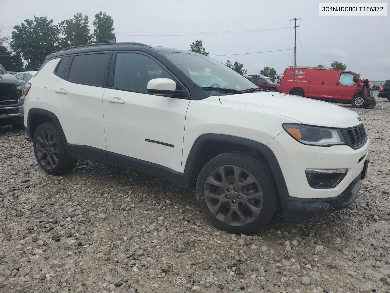 2020 Jeep Compass Limited VIN: 3C4NJDCB0LT166372 Lot: 62124604