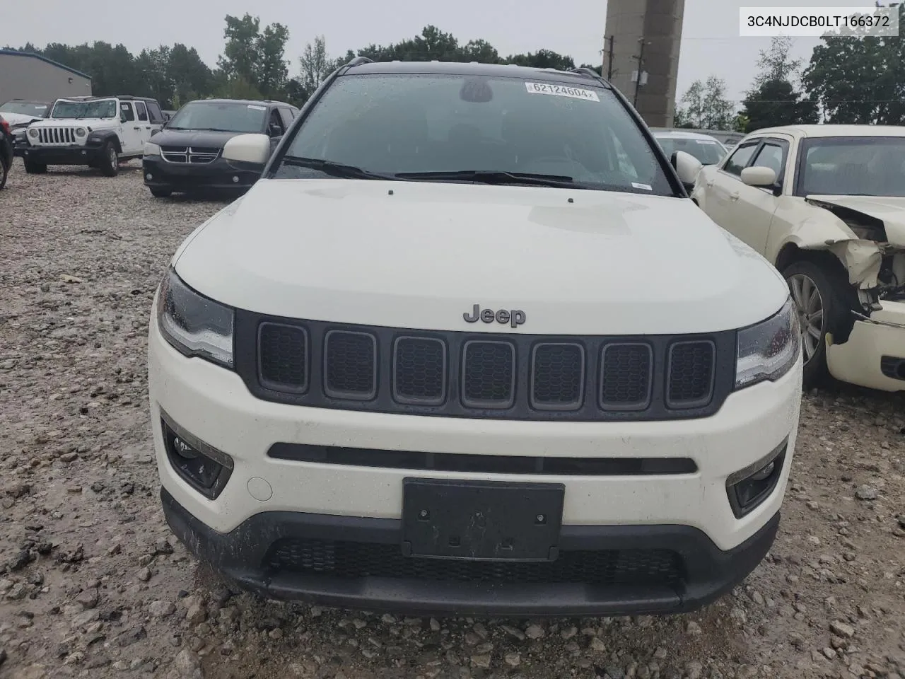 2020 Jeep Compass Limited VIN: 3C4NJDCB0LT166372 Lot: 62124604