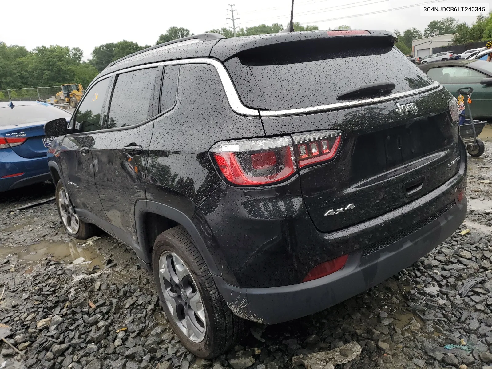 2020 Jeep Compass Limited VIN: 3C4NJDCB6LT240345 Lot: 64362684