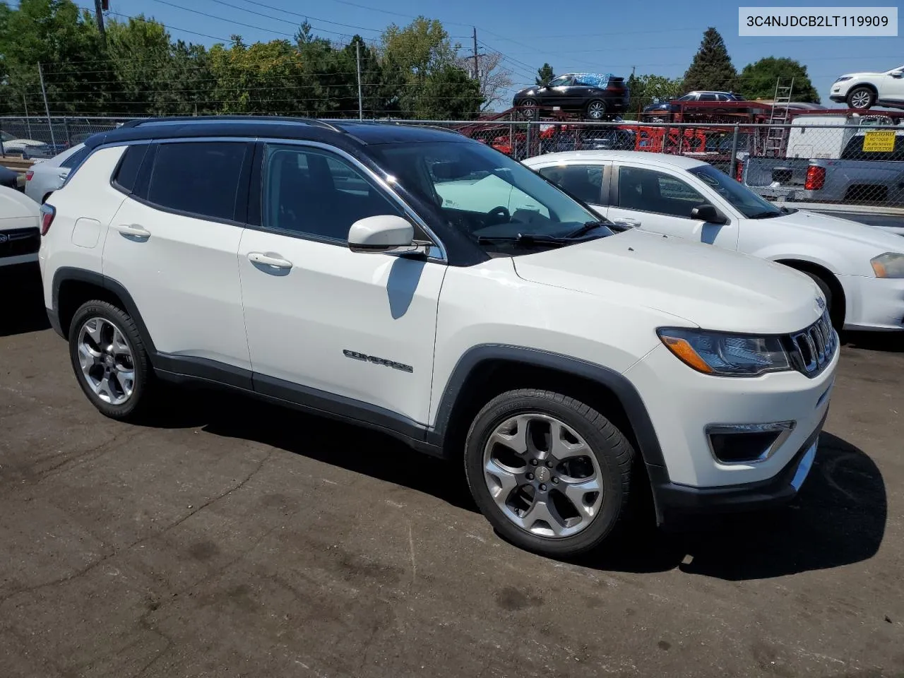 2020 Jeep Compass Limited VIN: 3C4NJDCB2LT119909 Lot: 64481014