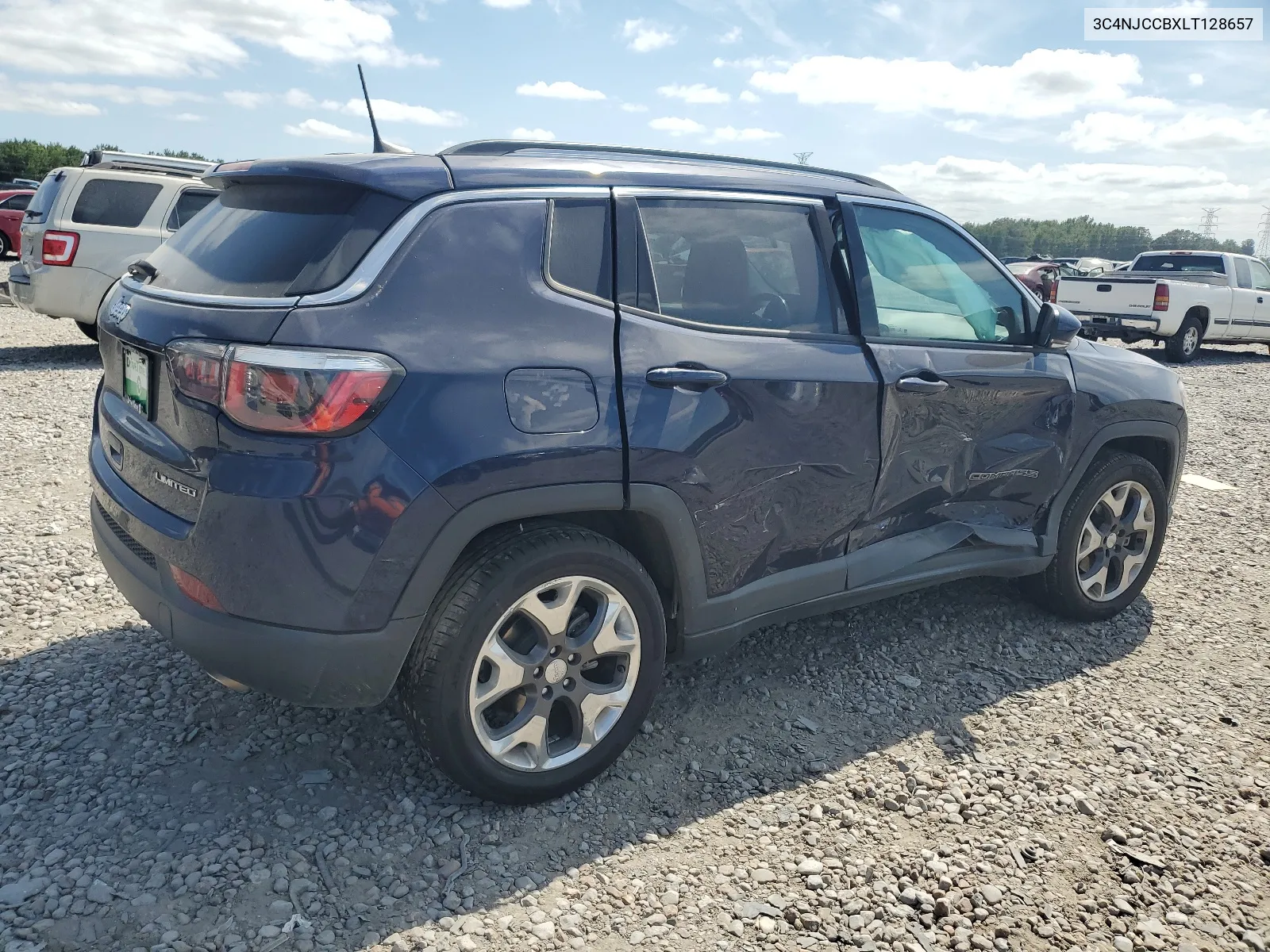 2020 Jeep Compass Limited VIN: 3C4NJCCBXLT128657 Lot: 65485534