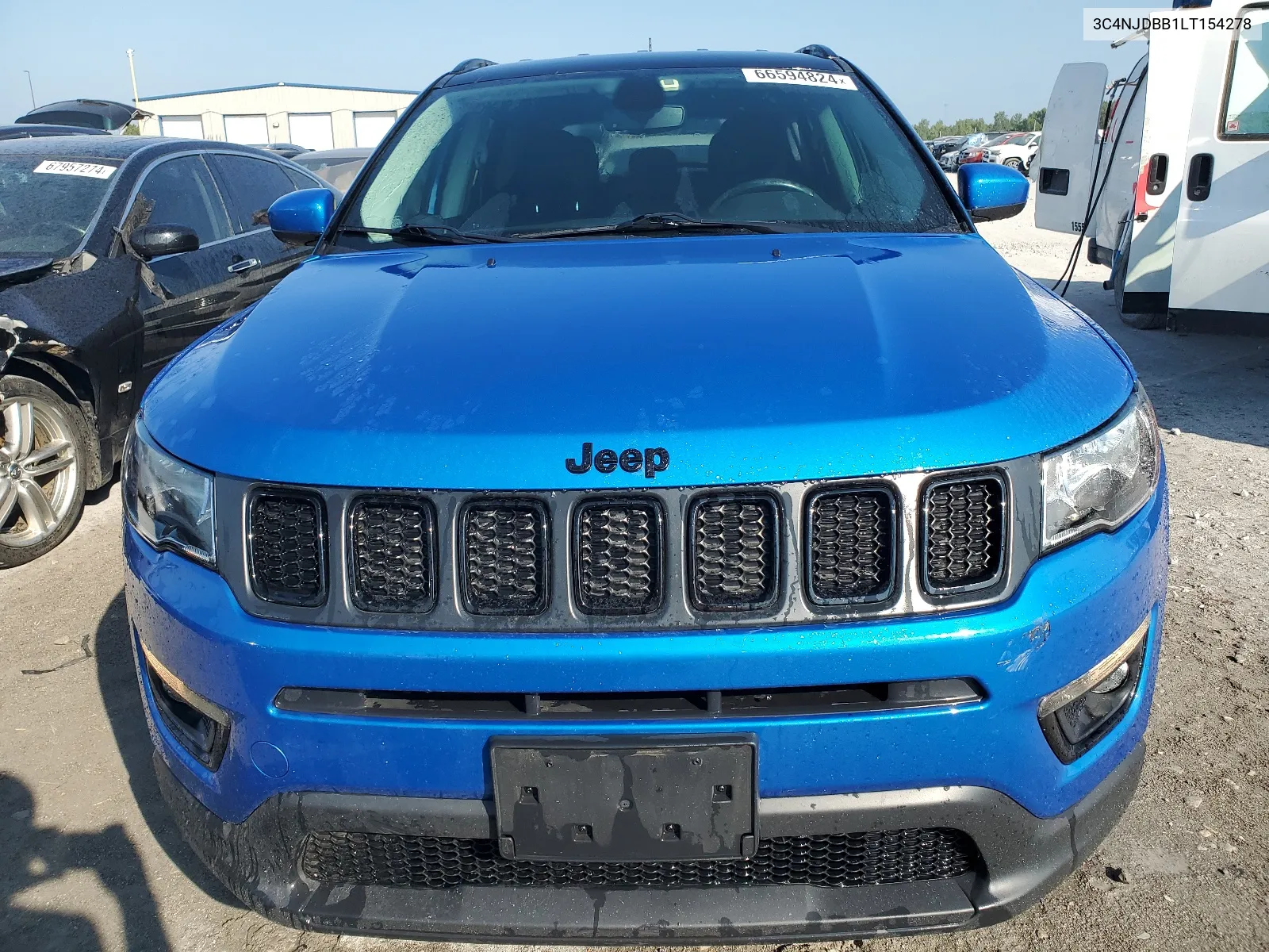 2020 Jeep Compass Latitude VIN: 3C4NJDBB1LT154278 Lot: 66594824