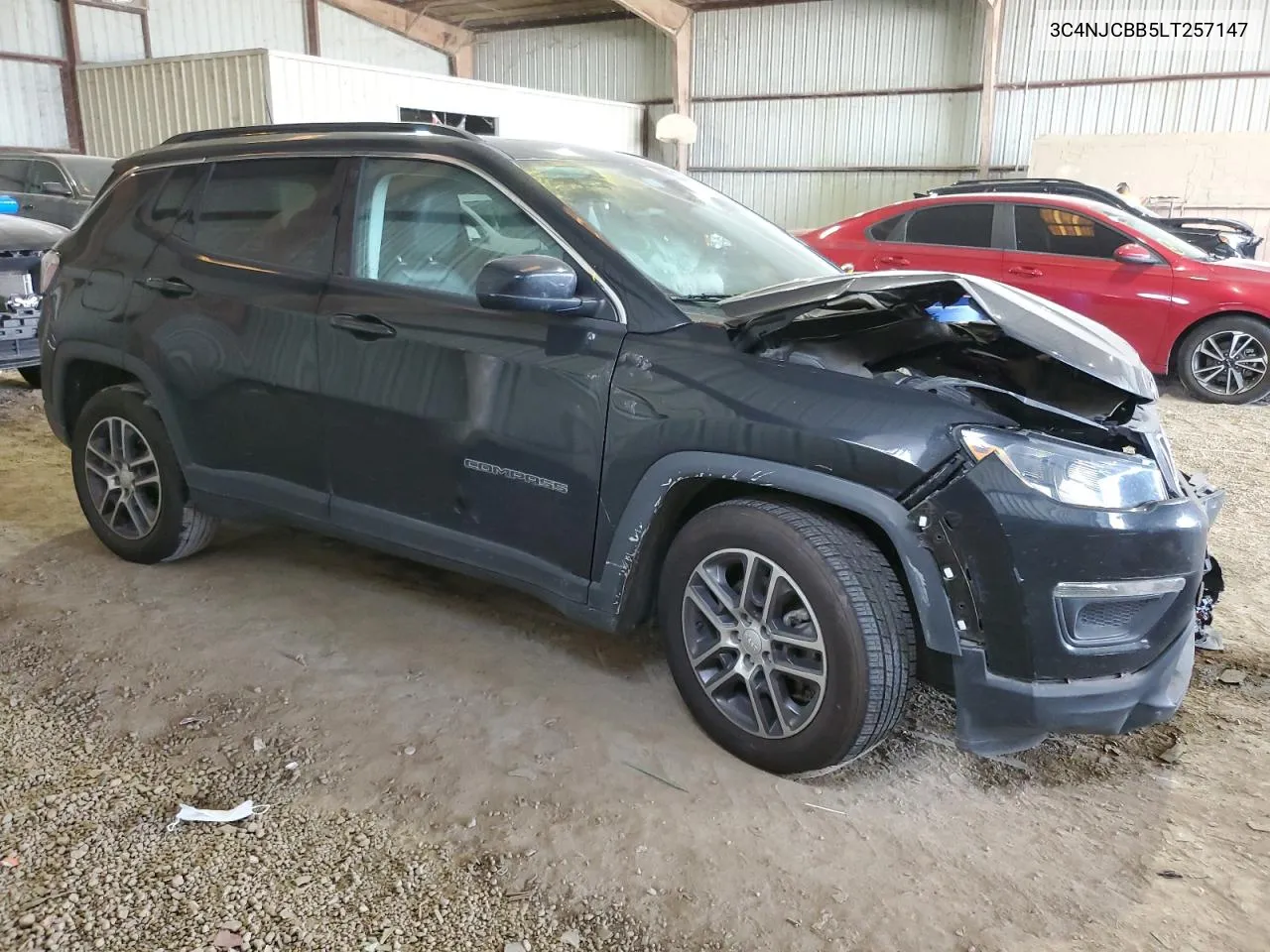 2020 Jeep Compass Latitude VIN: 3C4NJCBB5LT257147 Lot: 66779424