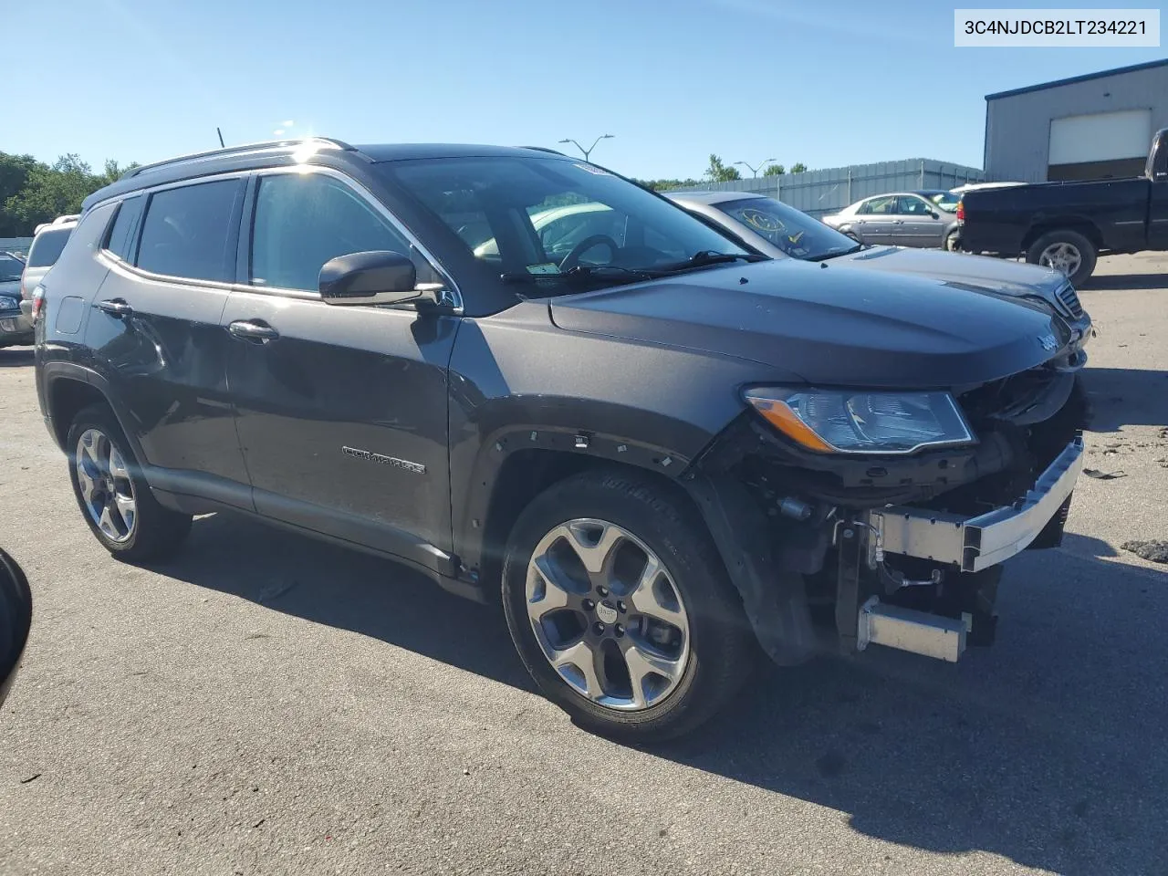 2020 Jeep Compass Limited VIN: 3C4NJDCB2LT234221 Lot: 67031164