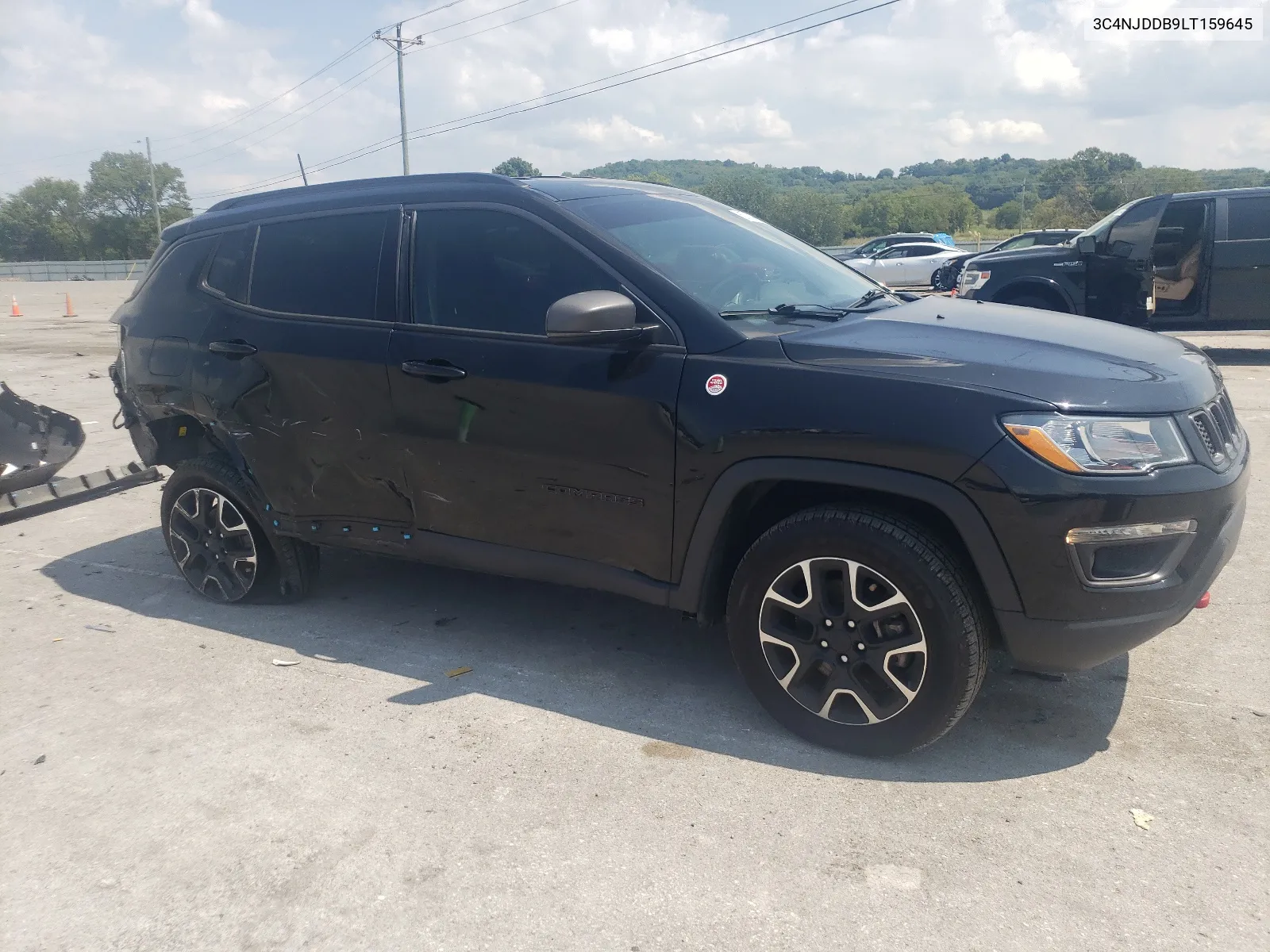 2020 Jeep Compass Trailhawk VIN: 3C4NJDDB9LT159645 Lot: 67039054