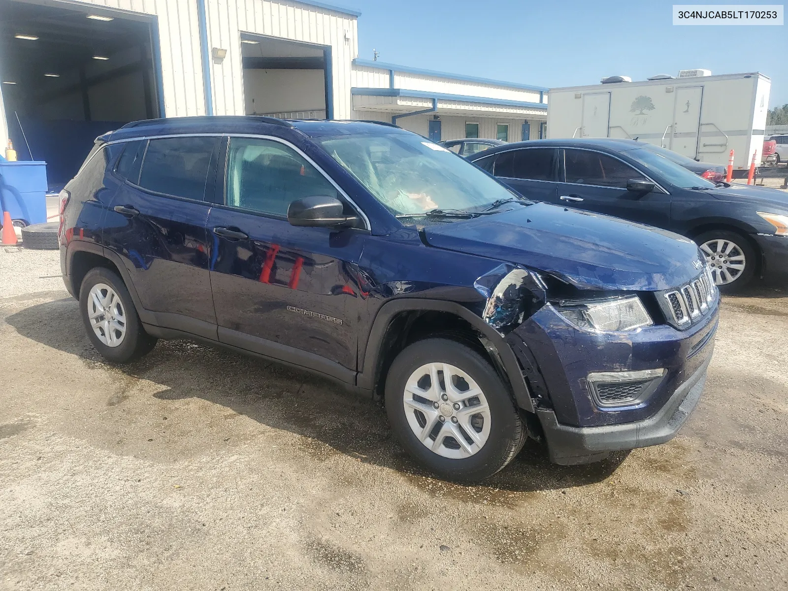 2020 Jeep Compass Sport VIN: 3C4NJCAB5LT170253 Lot: 67780624