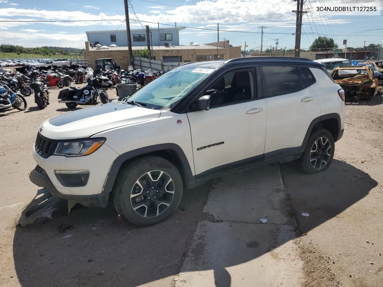 2020 Jeep Compass Trailhawk VIN: 3C4NJDDB1LT127255 Lot: 67893714